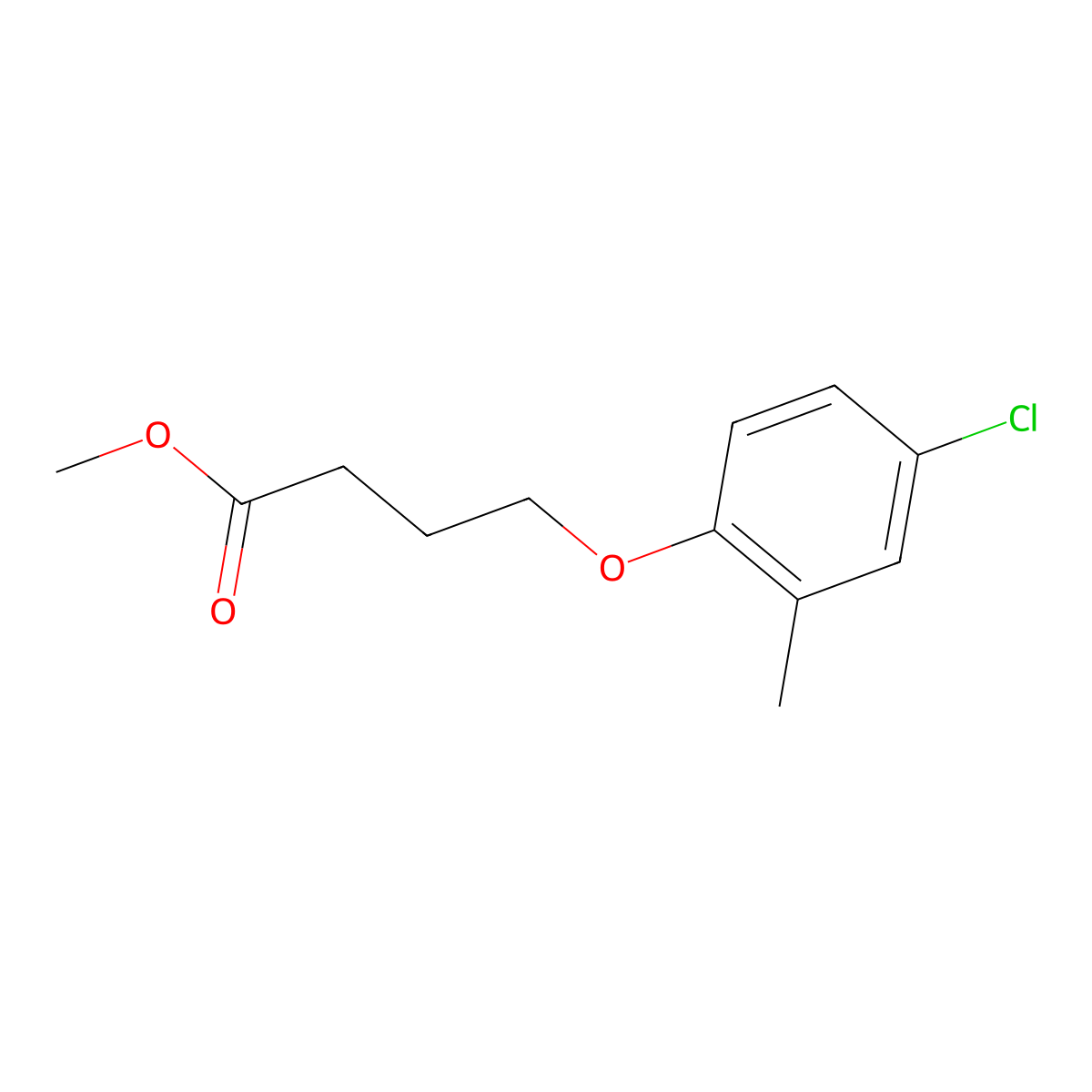 MCPB-methyl molecular structure, CAS 57153-18-1