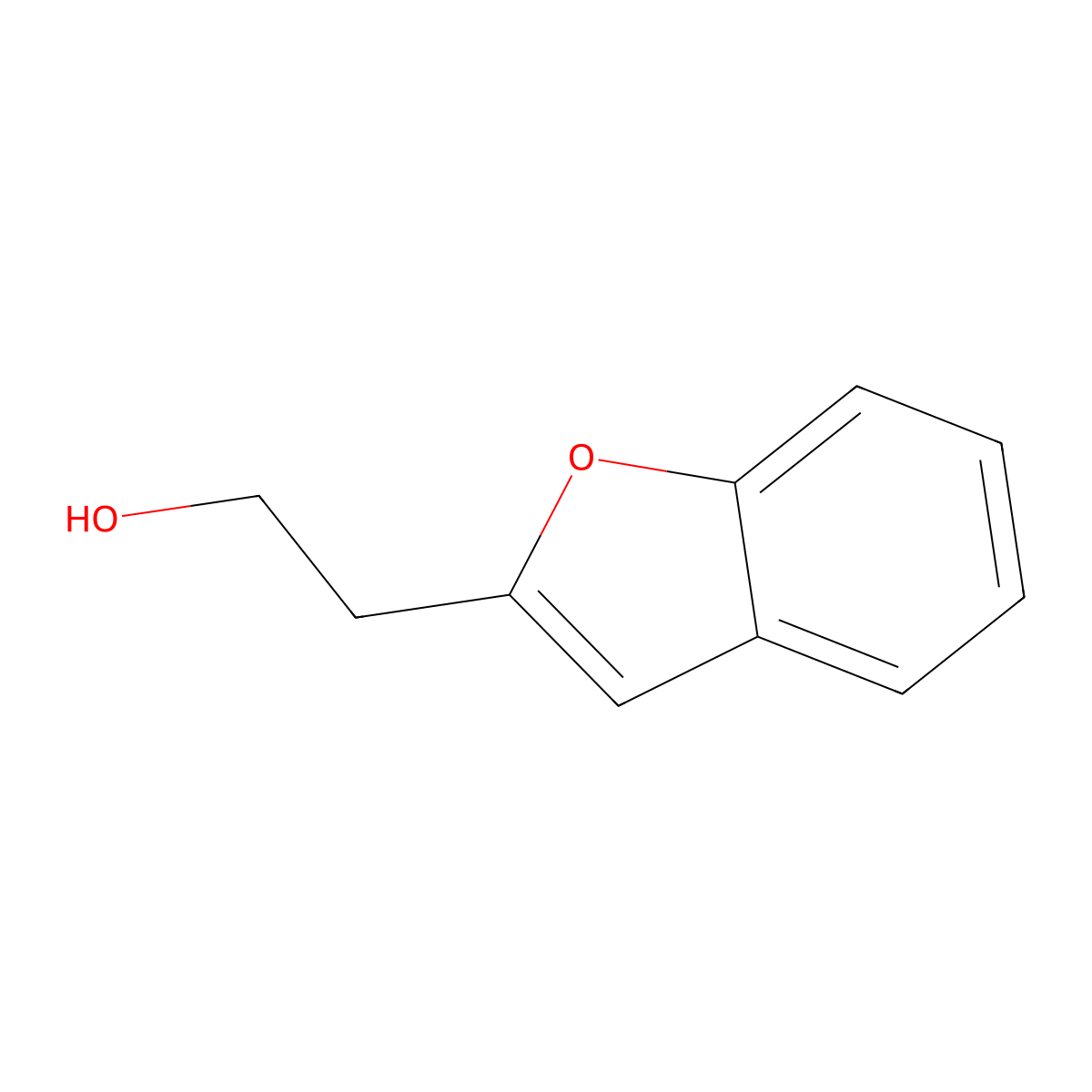 2-(Benzofuran-2-YL)ethanol molecular structure, CAS 57153-50-1