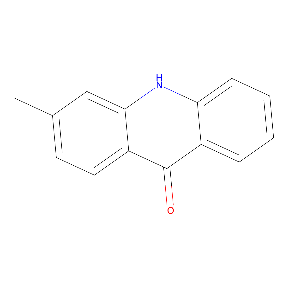 3-Methyl-9,10-dihydroacridin-9-one molecular structure, CAS 57165-19-2