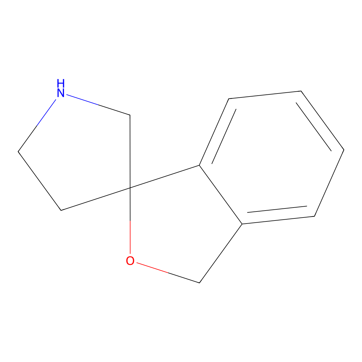 3H-Spiro[2-benzofuran-1,3'-pyrrolidine] molecular structure, CAS 57174-48-8
