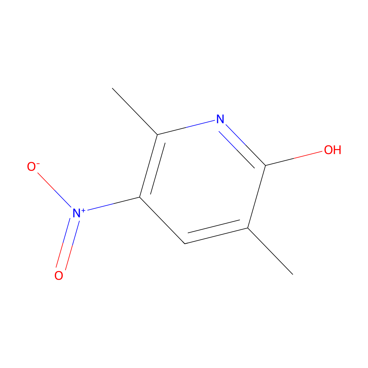 3,6-Dimethyl-5-nitropyridin-2(1H)-one molecular structure, CAS 57179-69-8