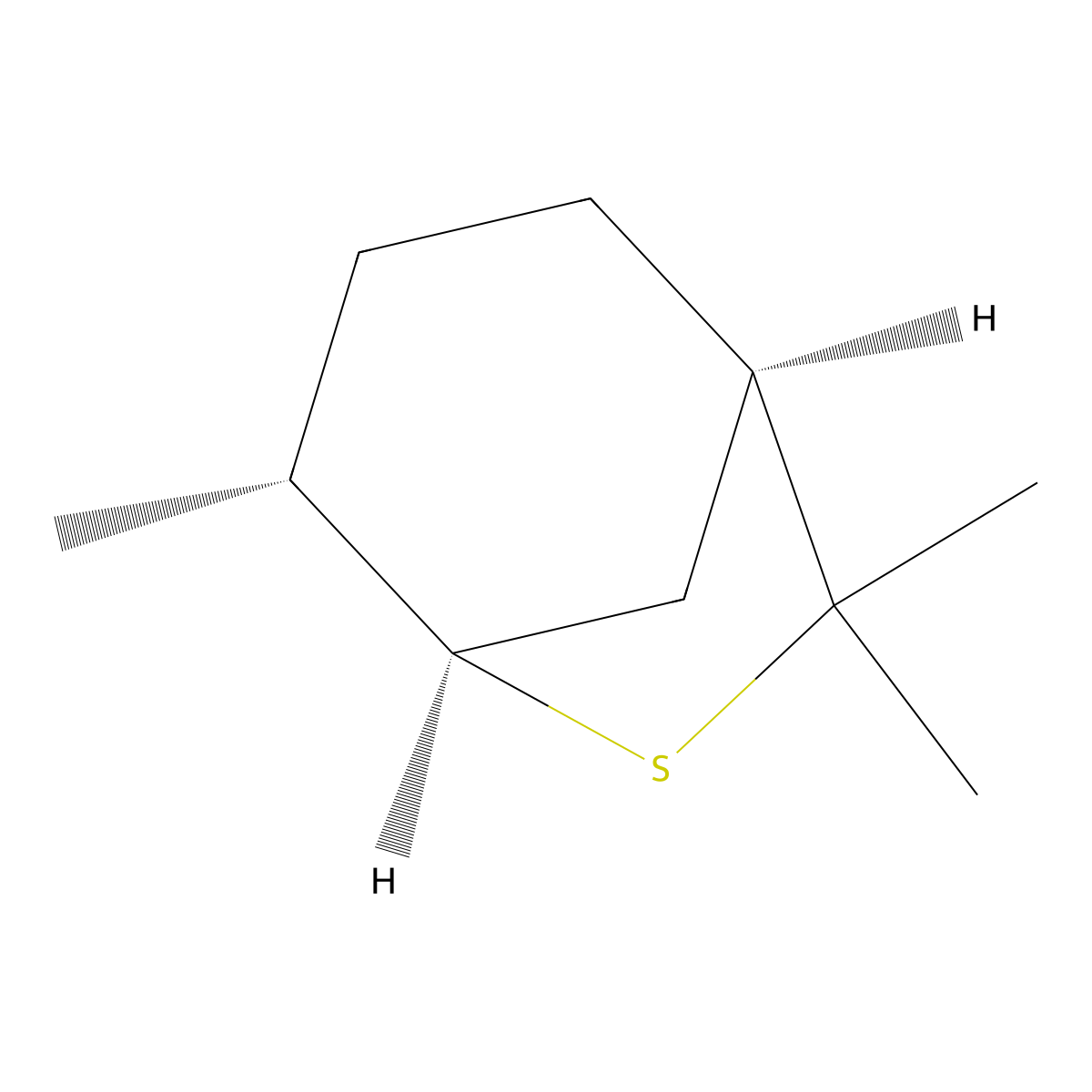 (1R,4R,5R)-4,7,7-Trimethyl-6-thiabicyclo[3.2.1]octane molecular structure, CAS 5718-75-2