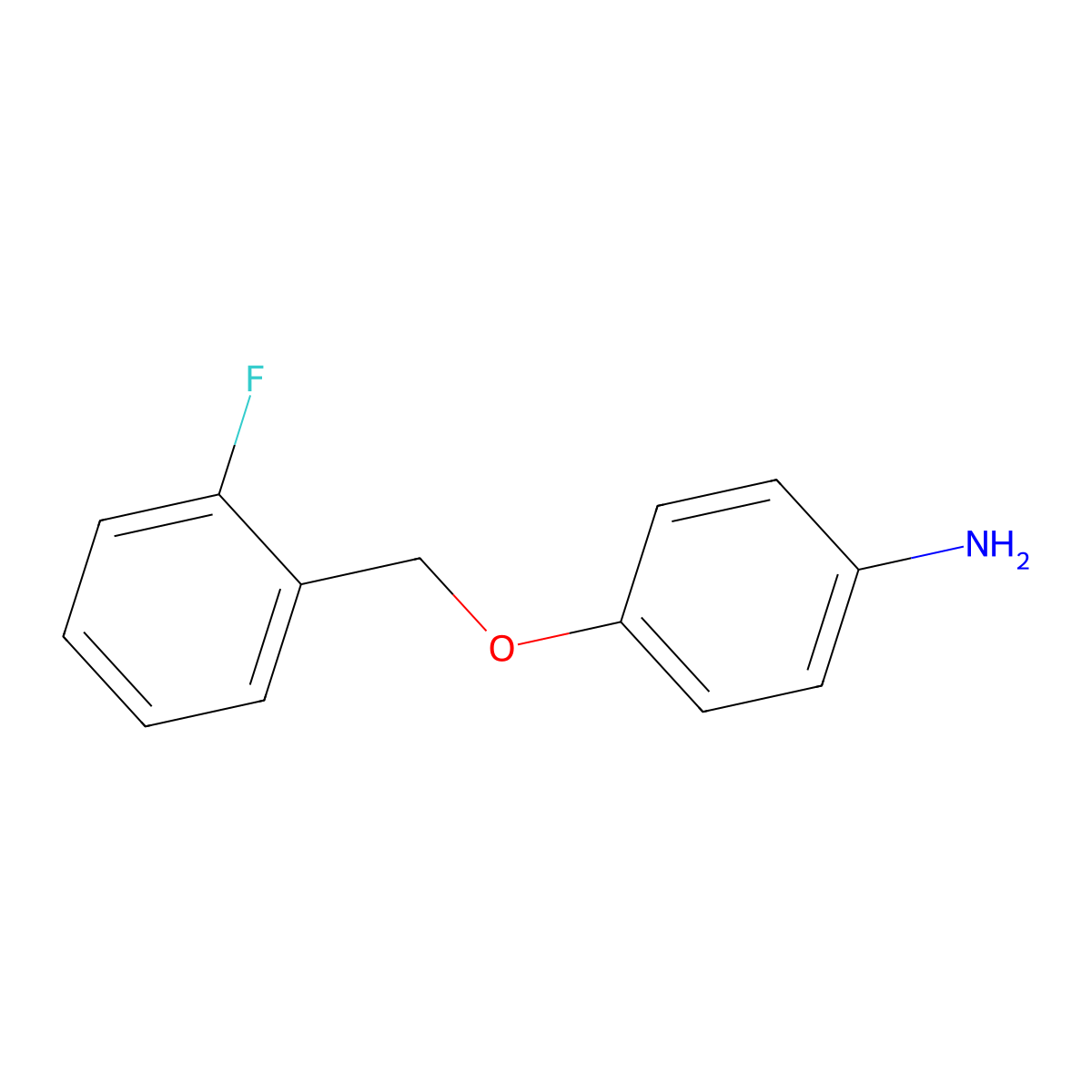 4-(2-Fluoro-benzyloxy)-phenylamine molecular structure, CAS 57181-83-6
