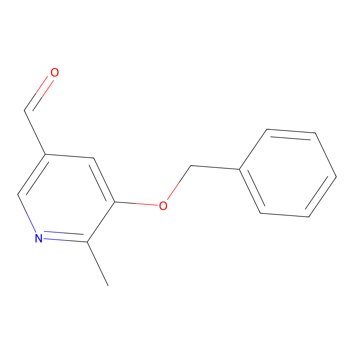 5-(Benzyloxy)-6-methylnicotinaldehyde molecular structure, CAS 57183-10-5