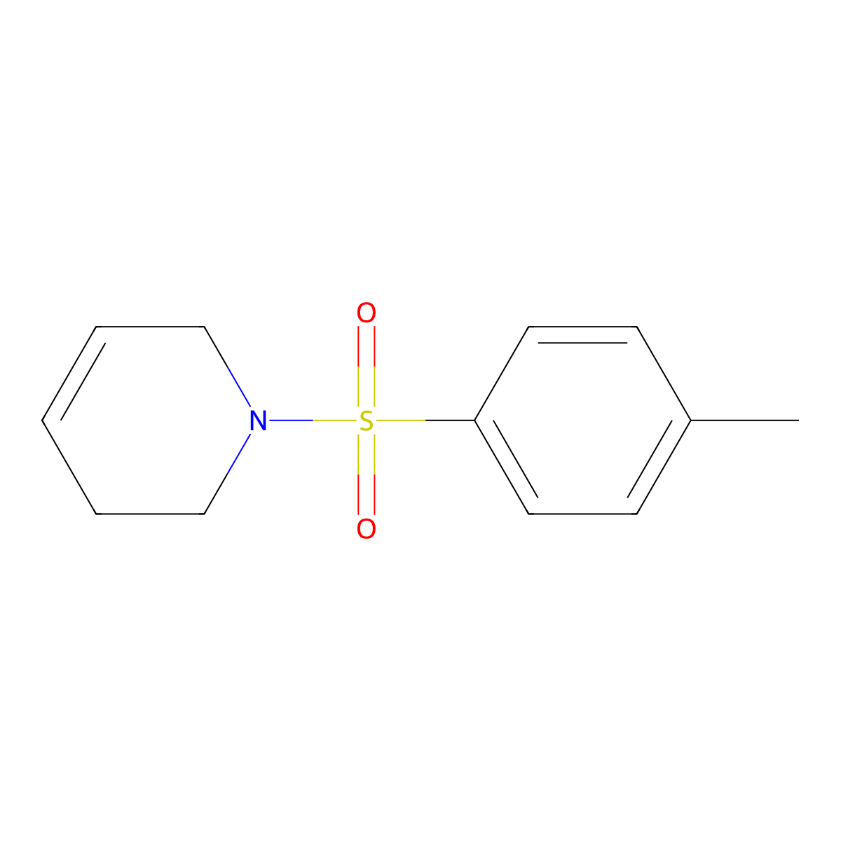 1-Tosyl-1,2,3,6-tetrahydropyridine molecular structure, CAS 57186-75-1