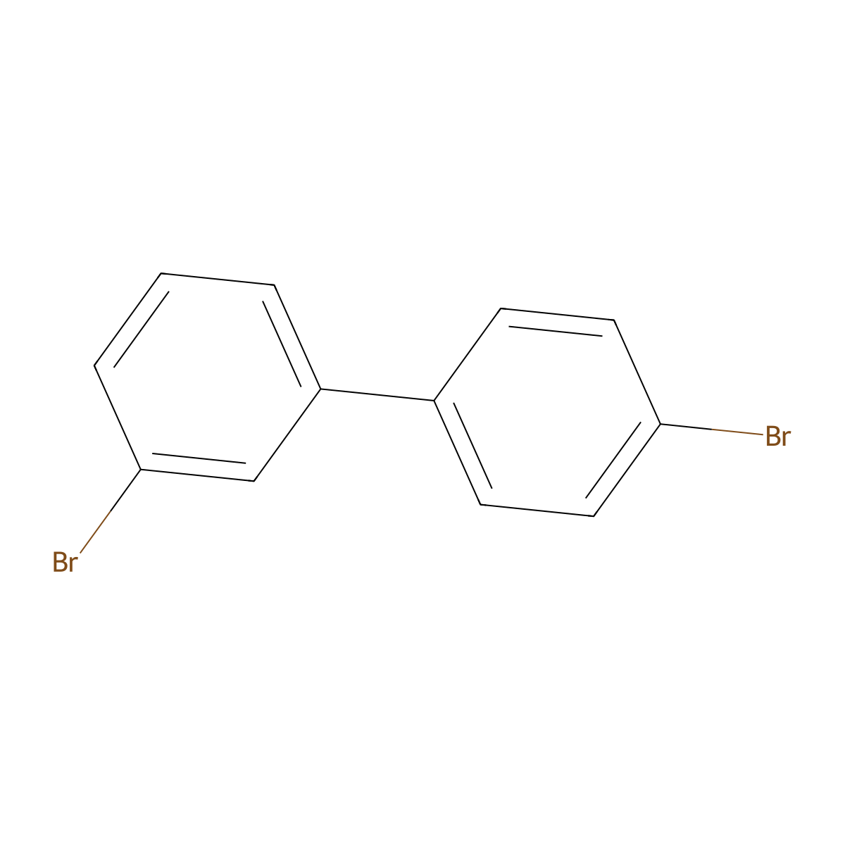 3,4'-Dibromobiphenyl molecular structure, CAS 57186-90-0