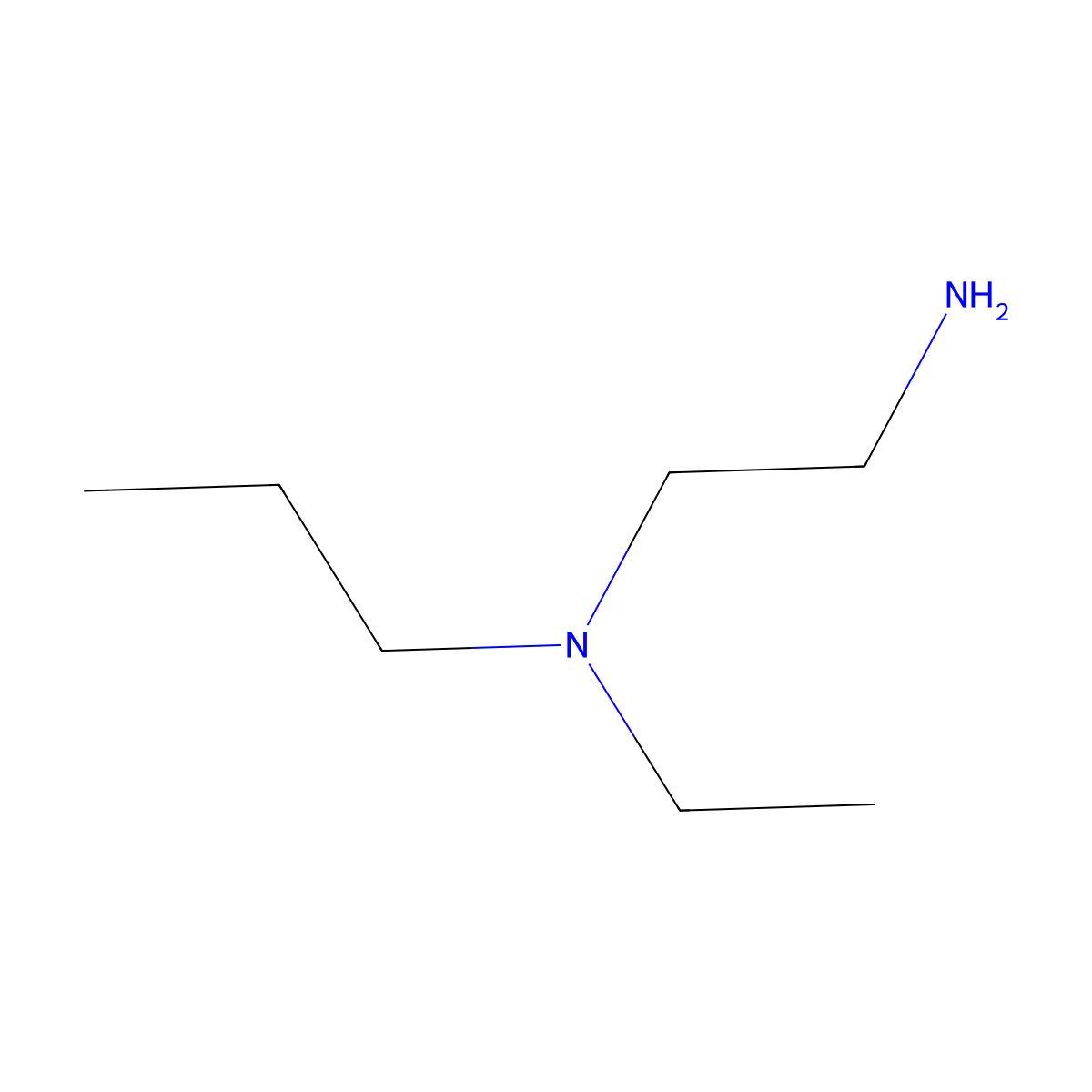 (2-Aminoethyl)(ethyl)propylamine molecular structure, CAS 57190-06-4