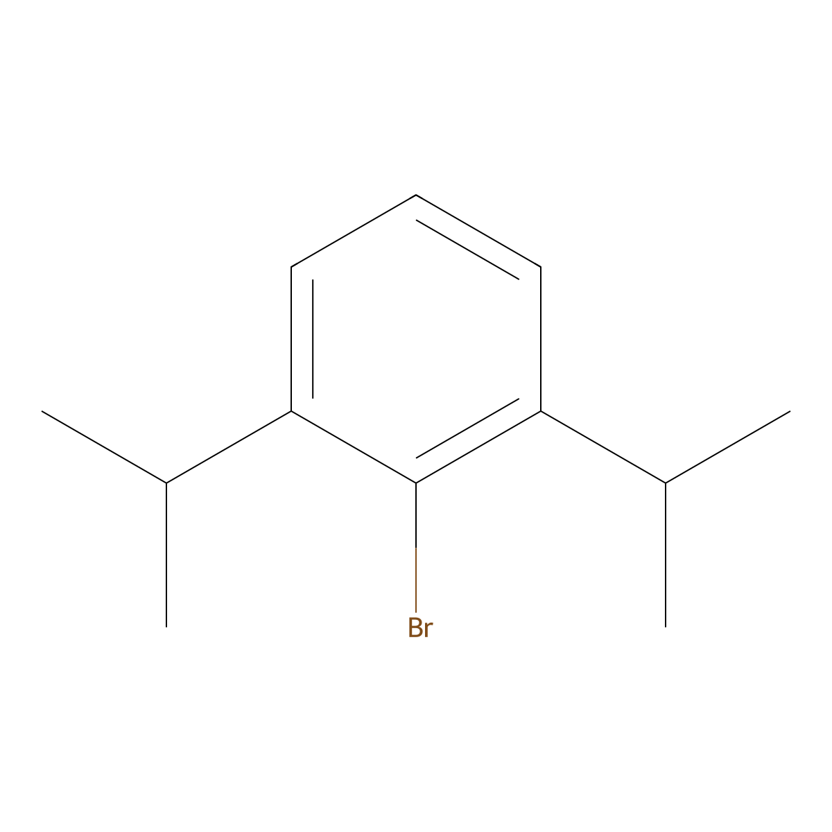 2-Bromo-1,3-bis(propan-2-yl)benzene molecular structure, CAS 57190-17-7