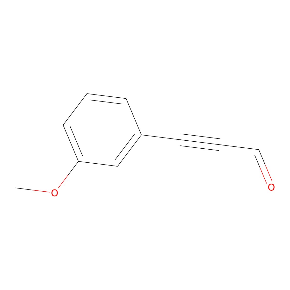 3-(3-Methoxyphenyl)-2-propynal molecular structure, CAS 57192-07-1
