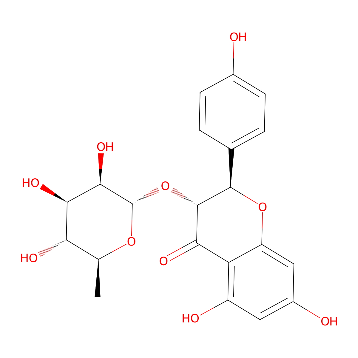 Engeletin molecular structure, CAS 572-31-6