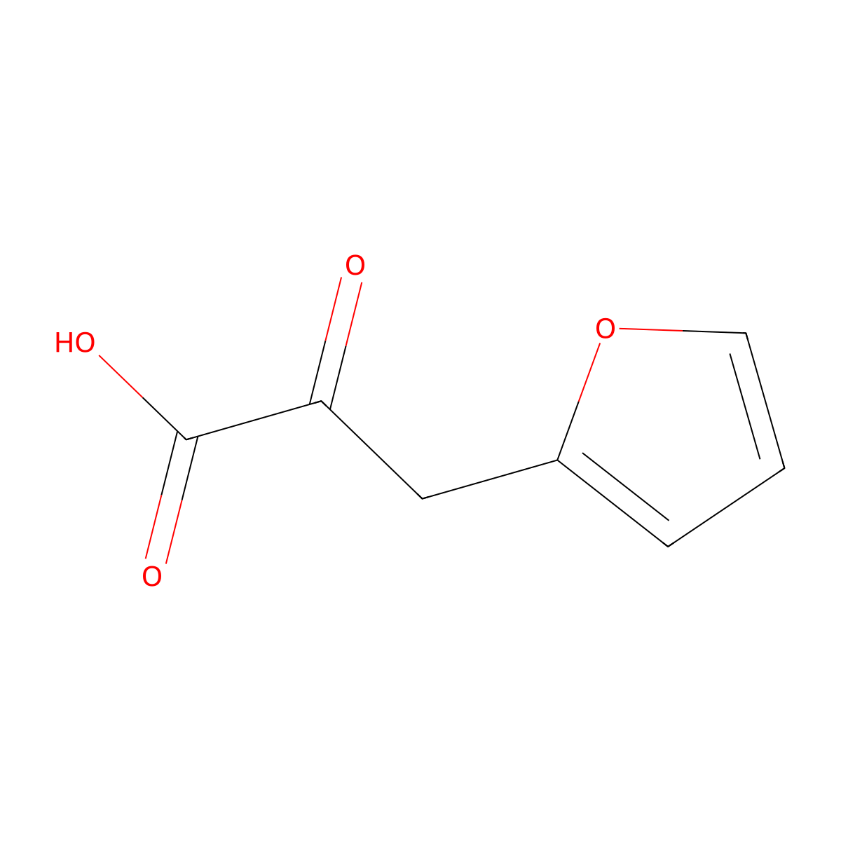 3-(Furan-2-yl)-2-oxopropanoic acid molecular structure, CAS 57200-26-7