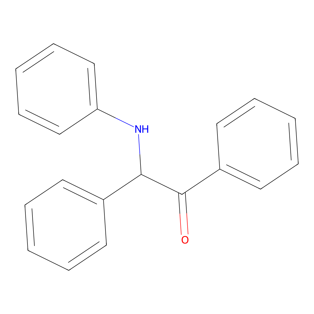 Acetophenone, 2-phenyl-2-phenylamino molecular structure, CAS 5722-91-8