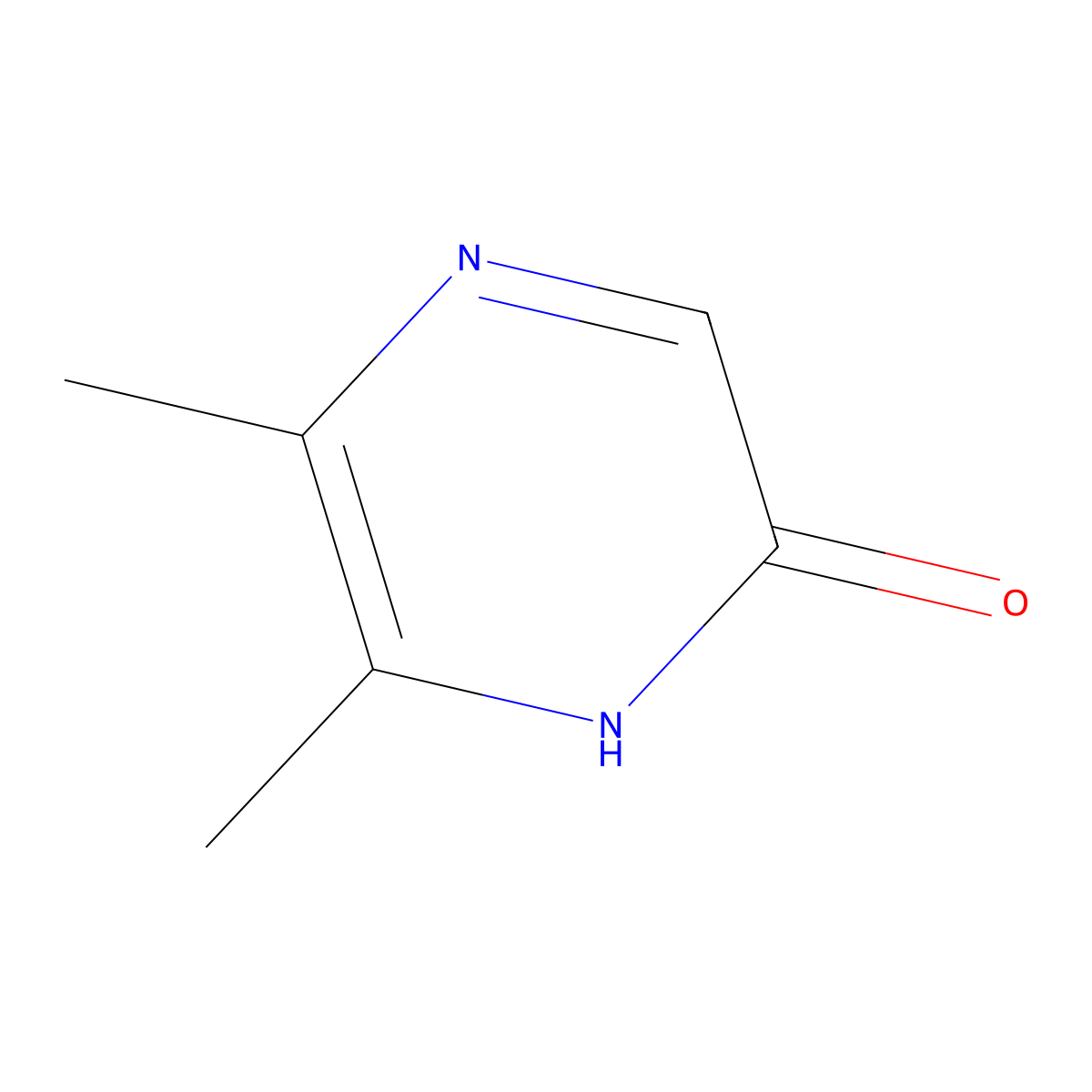 5,6-Dimethylpyrazin-2-ol molecular structure, CAS 57229-36-4