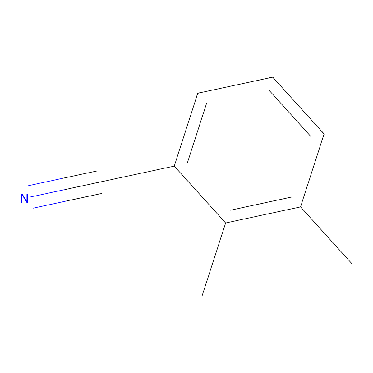 2,3-Dimethylbenzonitrile molecular structure, CAS 5724-56-1