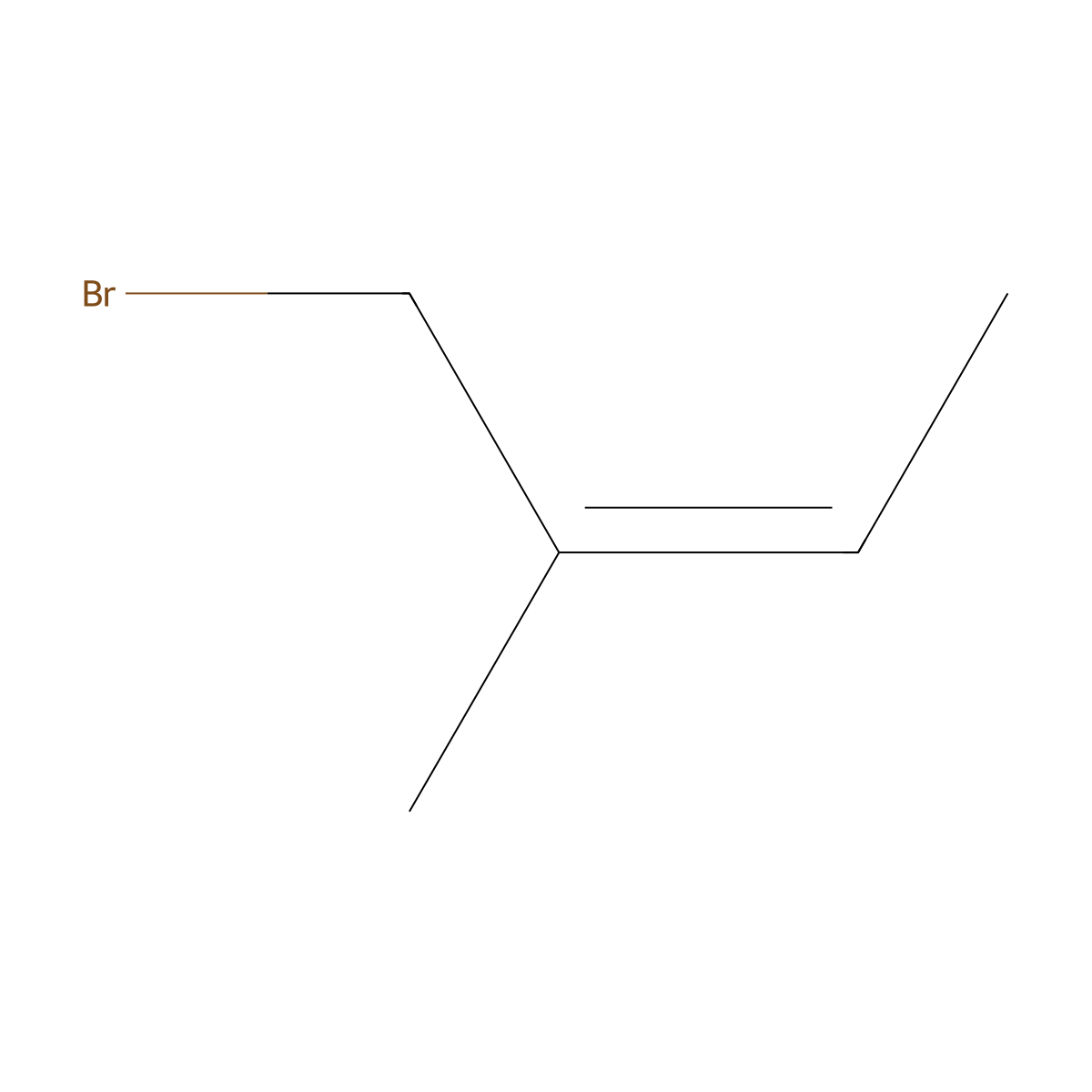 1-Bromo-2-methyl-2-butene molecular structure, CAS 57253-30-2