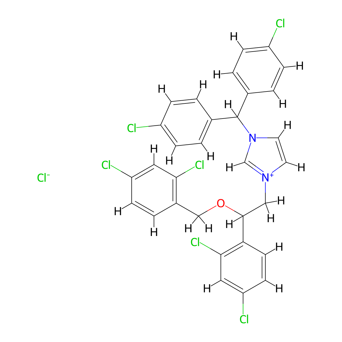 Calmidazolium Chloride molecular structure, CAS 57265-65-3