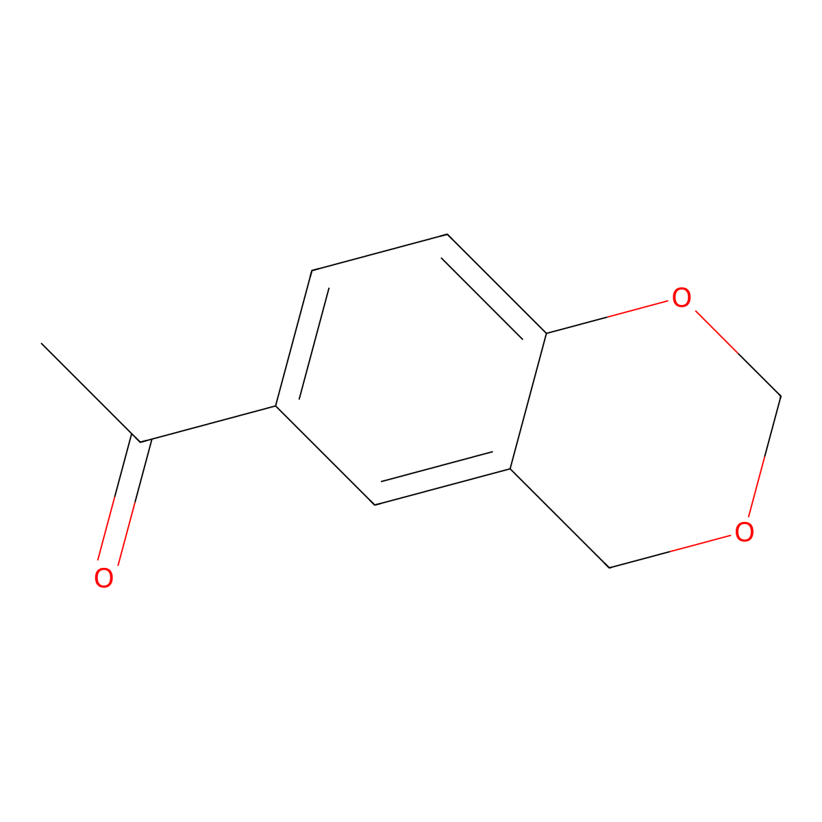 Ethanone, 1-(4H-1,3-benzodioxin-6-yl)- molecular structure, CAS 57268-11-8