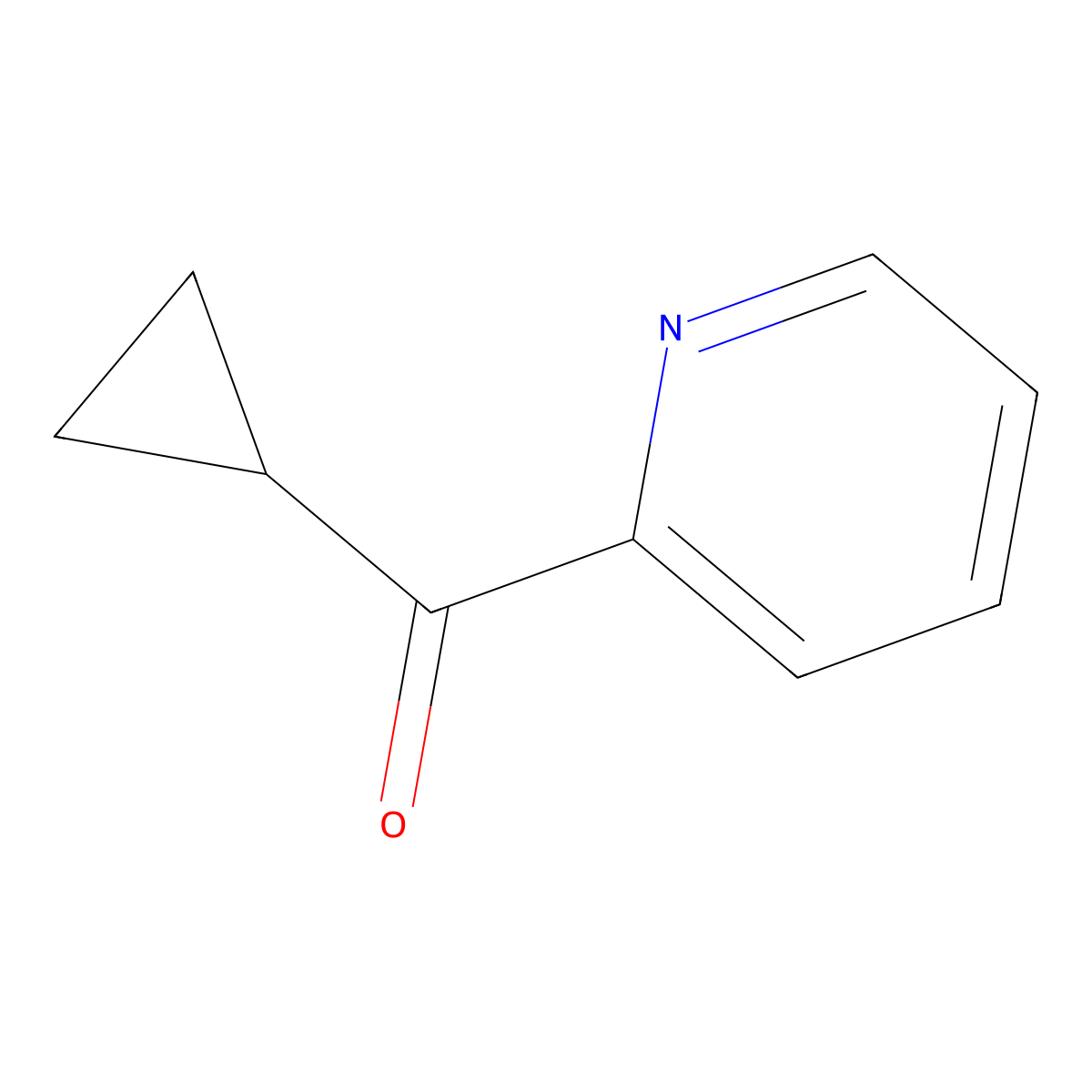 2-Cyclopropanecarbonylpyridine molecular structure, CAS 57276-28-5