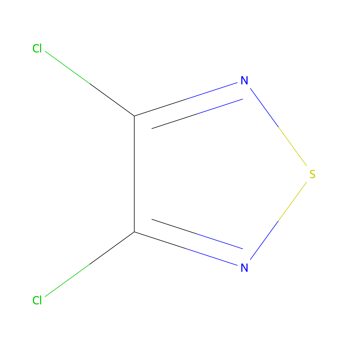 3,4-Dichloro-1,2,5-thiadiazole molecular structure, CAS 5728-20-1