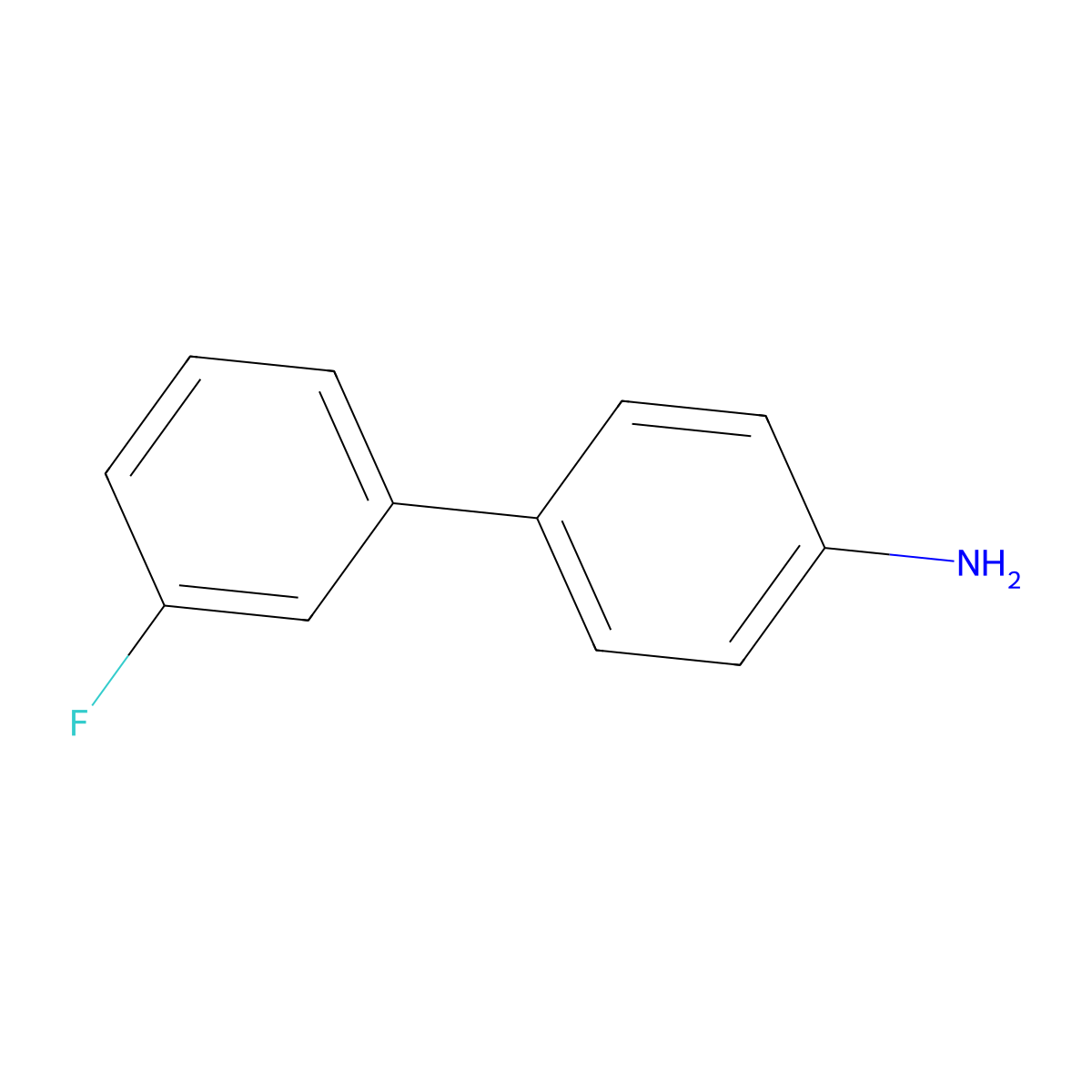 3'-Fluoro-biphenyl-4-ylamine molecular structure, CAS 5728-66-5