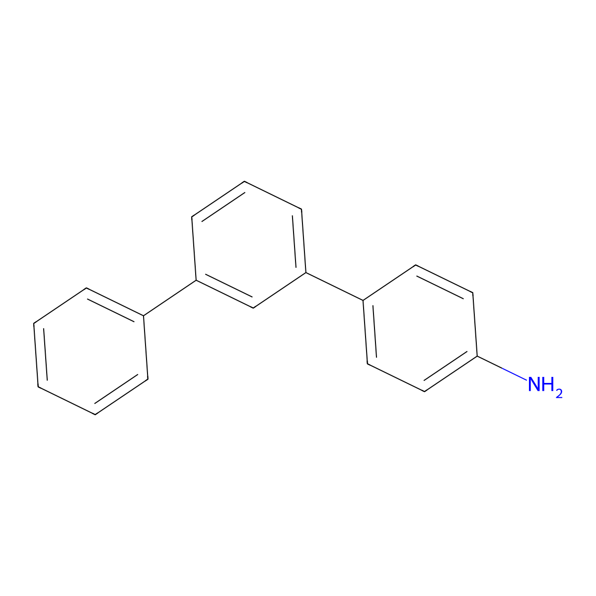 4-(3-Phenylphenyl)aniline molecular structure, CAS 5728-67-6