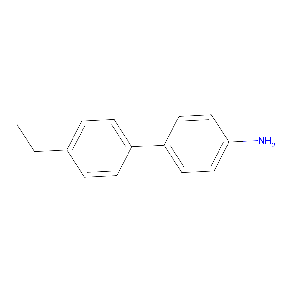 4'-Ethyl-4-biphenylamine molecular structure, CAS 5728-70-1
