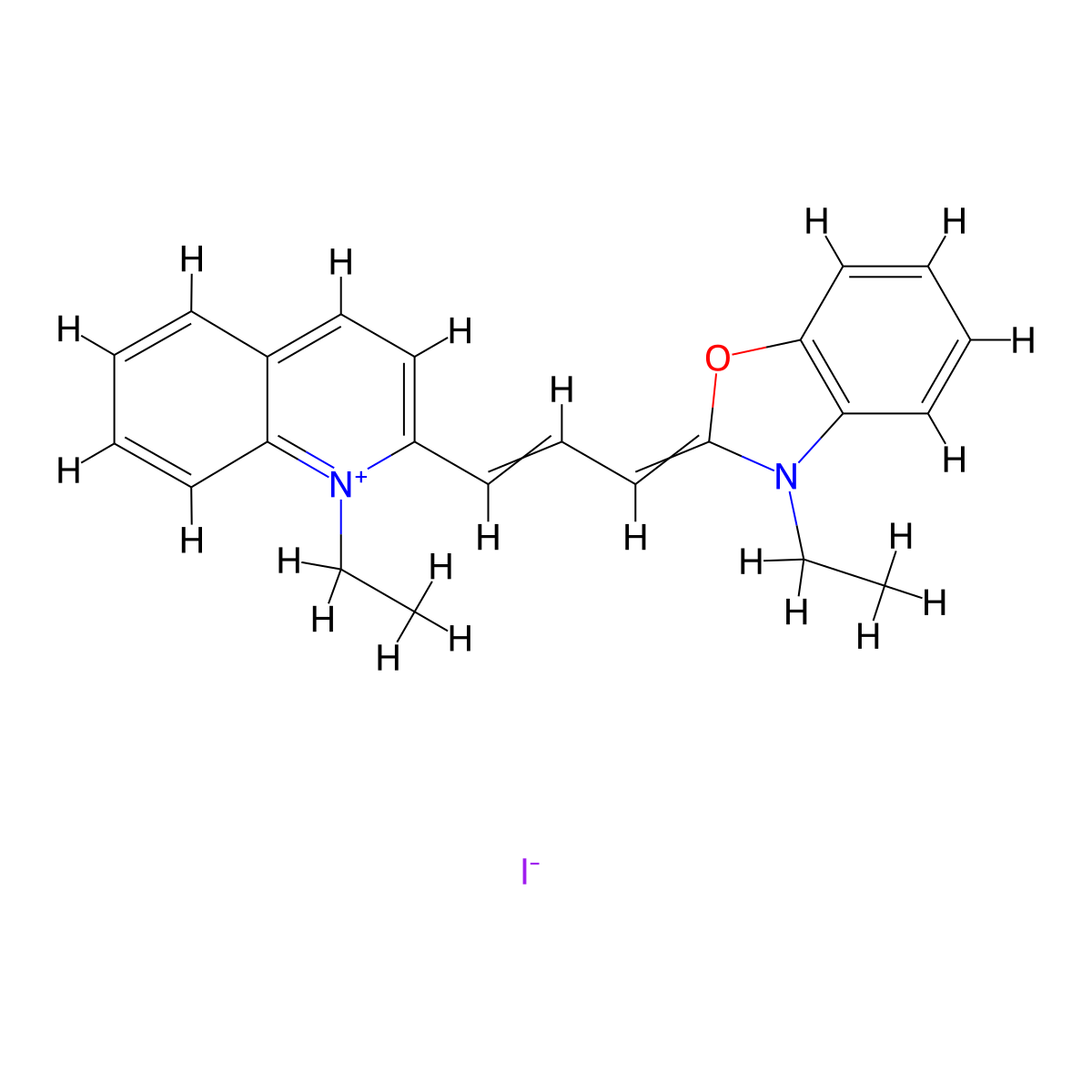 Cyanine dye 2 molecular structure, CAS 57282-57-2
