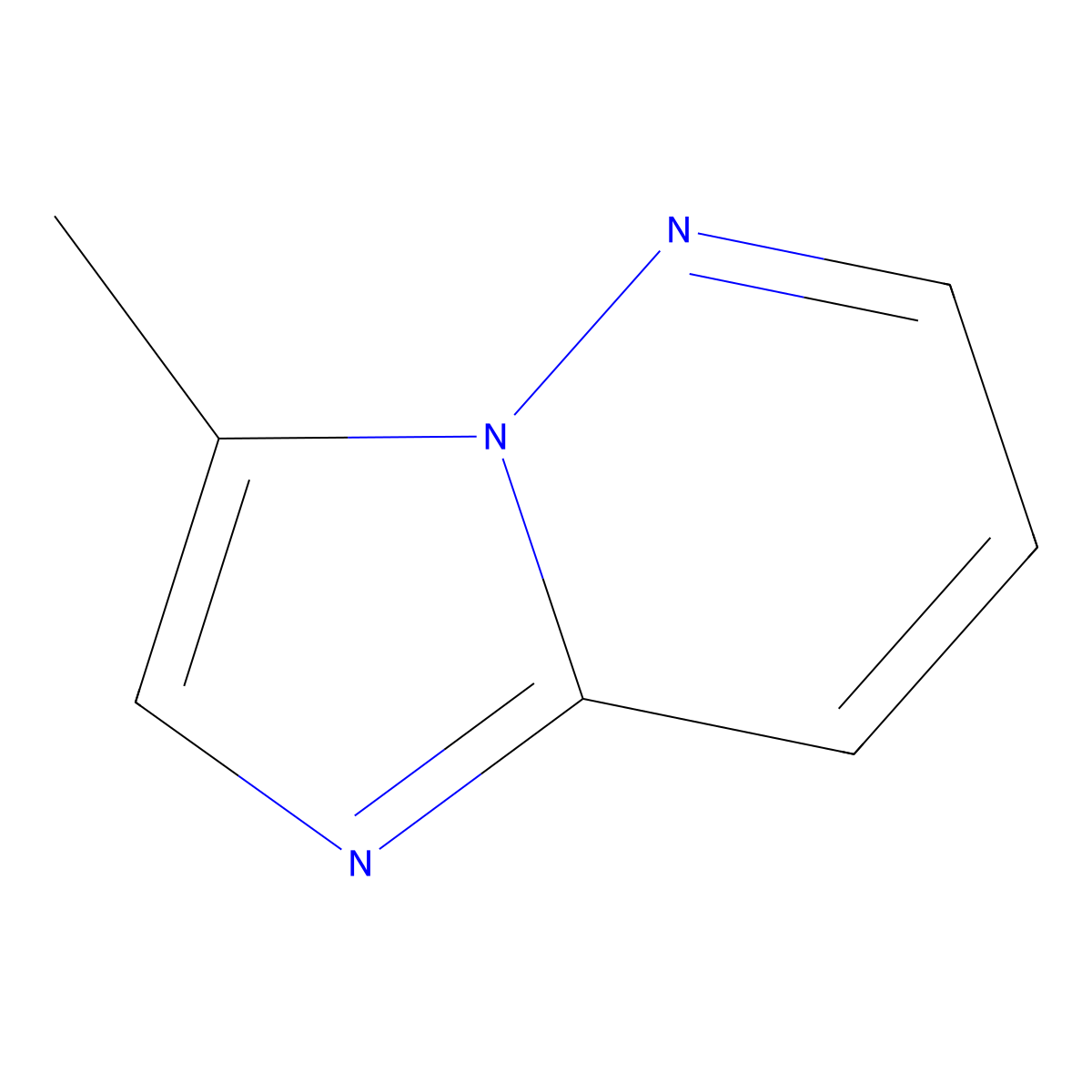 3-Methylimidazo[1,2-b]pyridazine molecular structure, CAS 572910-56-6