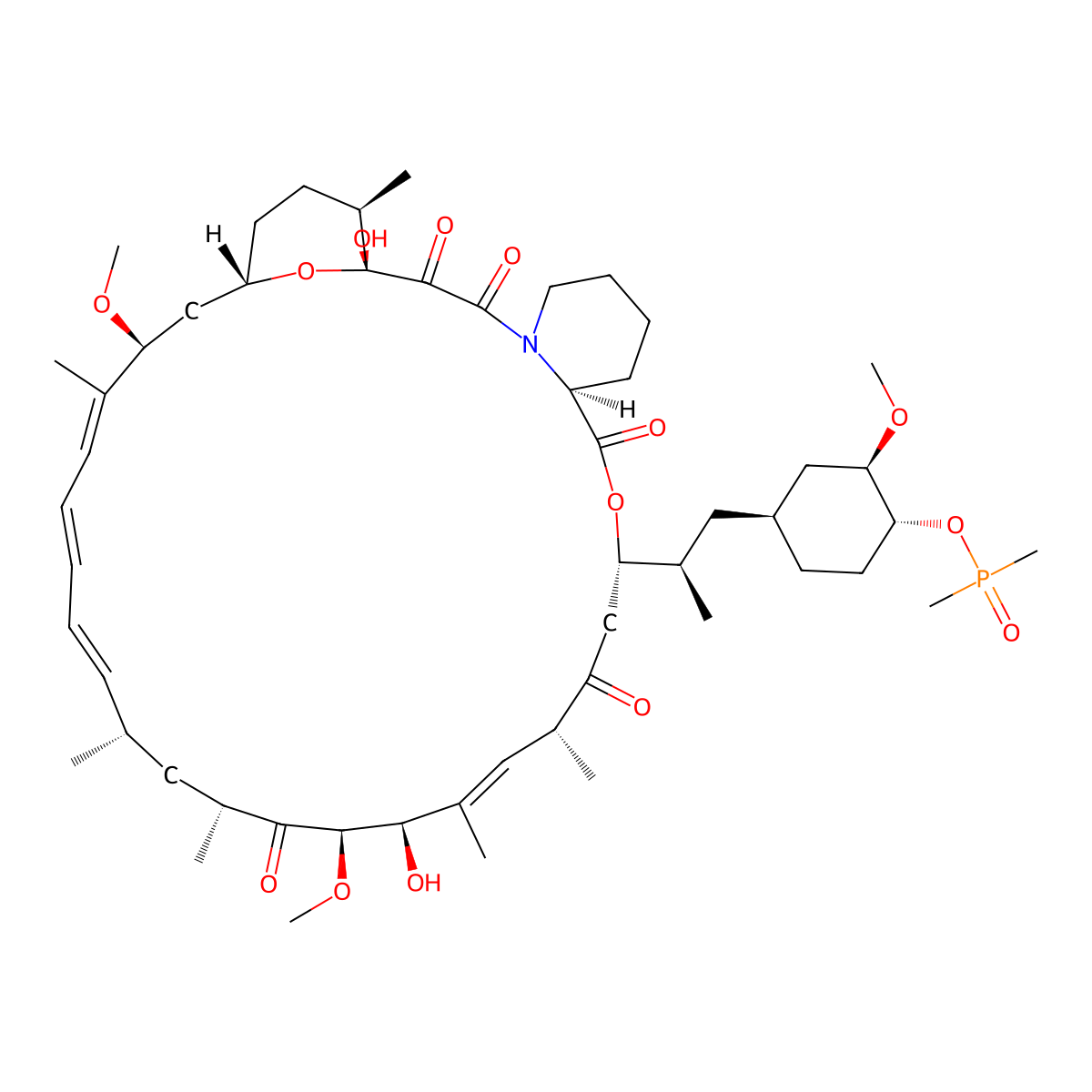 Ridaforolimus molecular structure, CAS 572924-54-0