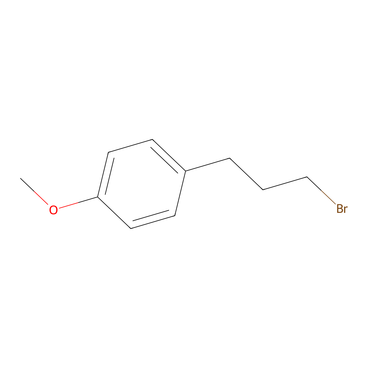 1-(3-Bromopropyl)-4-methoxybenzene molecular structure, CAS 57293-19-3
