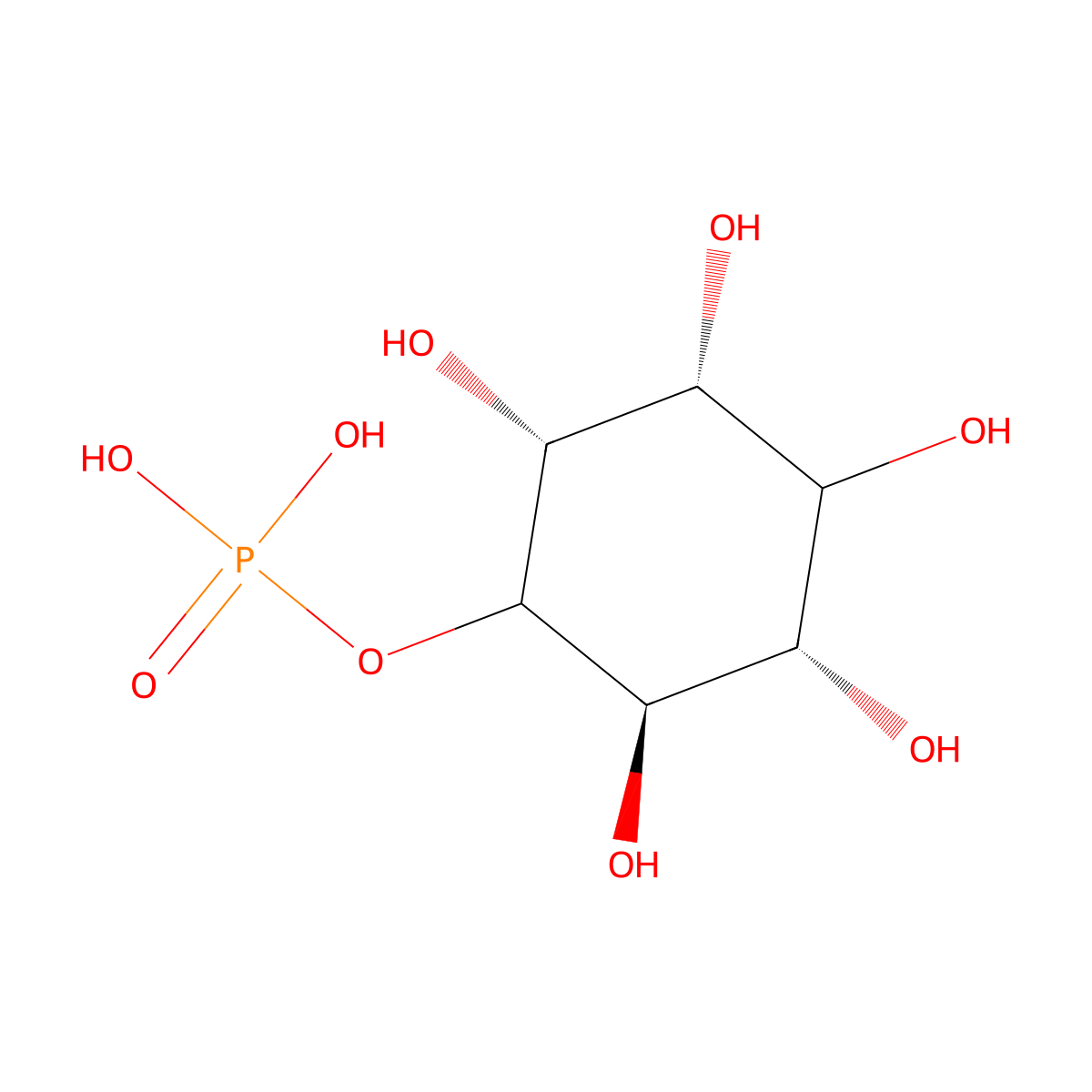 Inositol Phosphates molecular structure, CAS 573-35-3