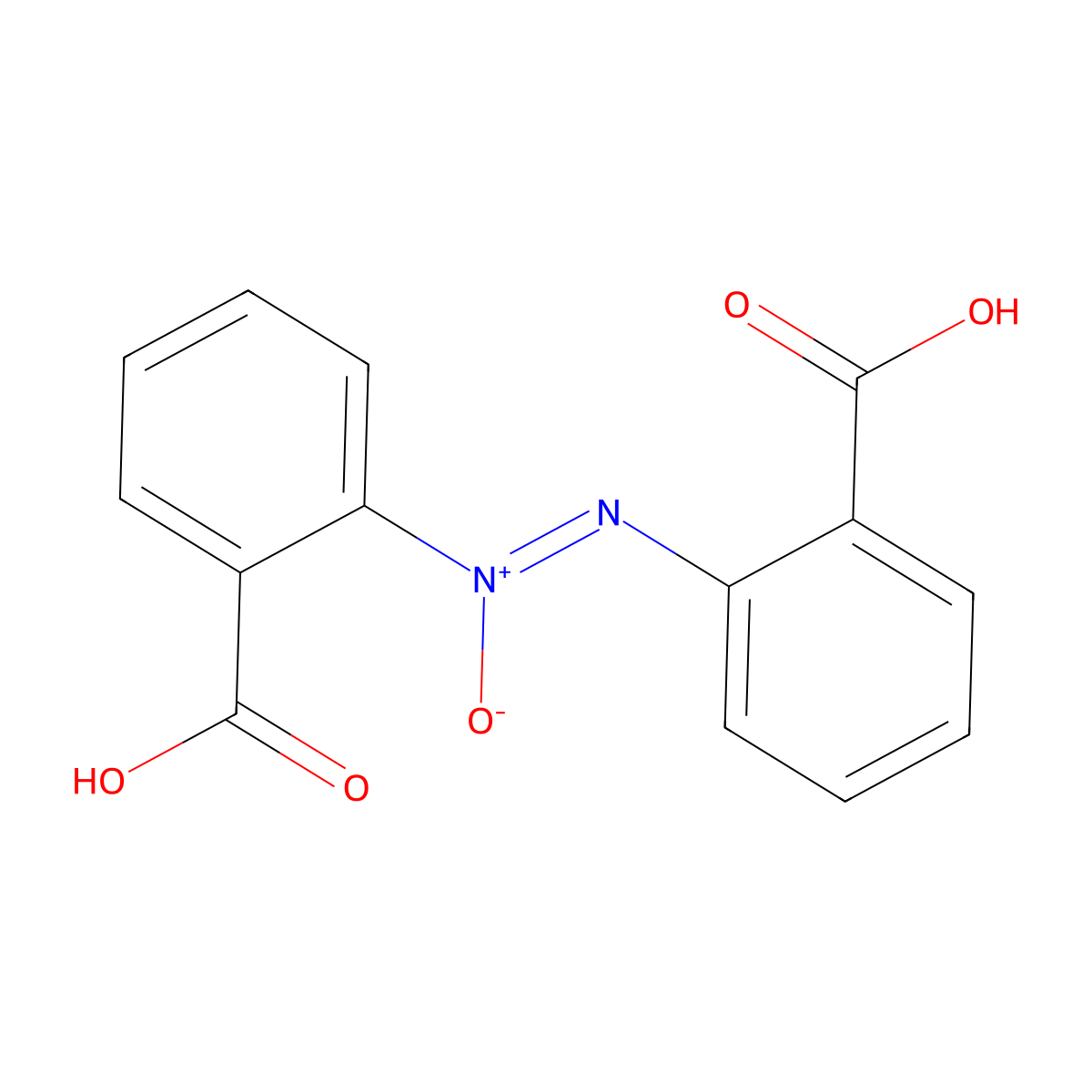 (2-Carboxyphenyl)-(2-carboxyphenyl)imino-oxidoazanium molecular structure, CAS 573-79-5