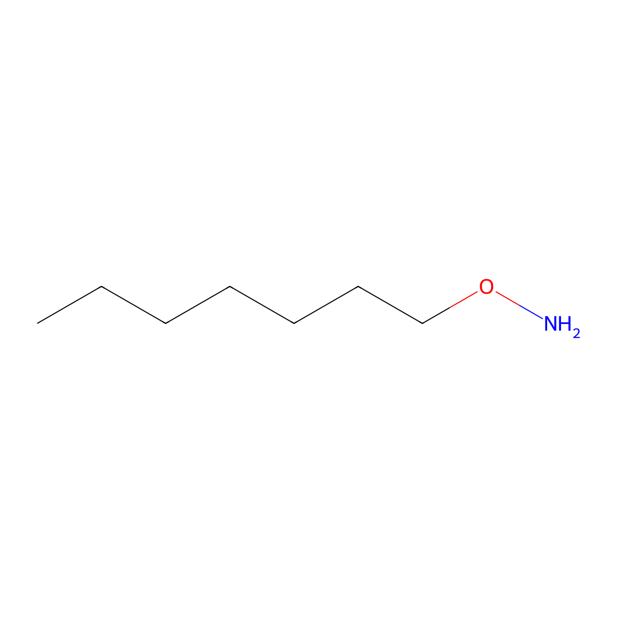 o-Heptylhydroxylamine molecular structure, CAS 5730-05-2
