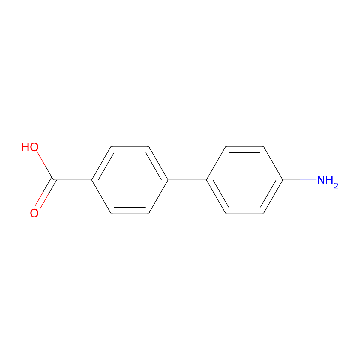 4-(4-Aminophenyl)benzoic acid molecular structure, CAS 5730-78-9