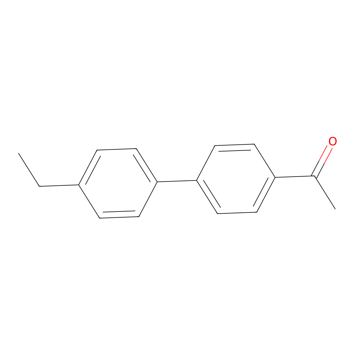 4-Acetyl-4'-ethylbiphenyl molecular structure, CAS 5730-92-7