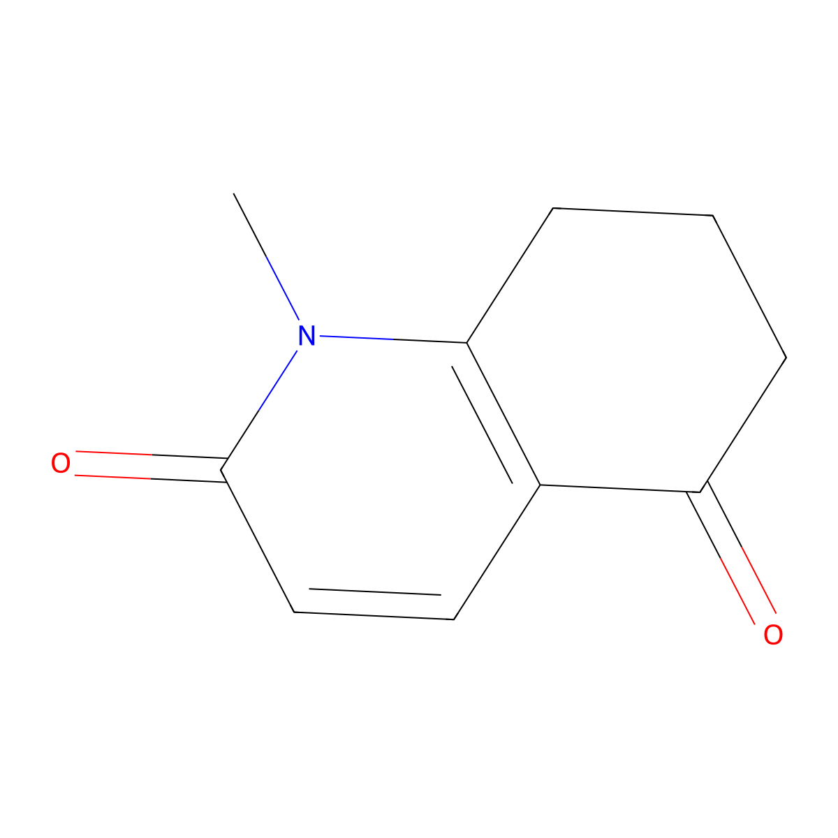 1-Methyl-7,8-dihydroquinoline-2,5(1H,6H)-dione molecular structure, CAS 57311-36-1