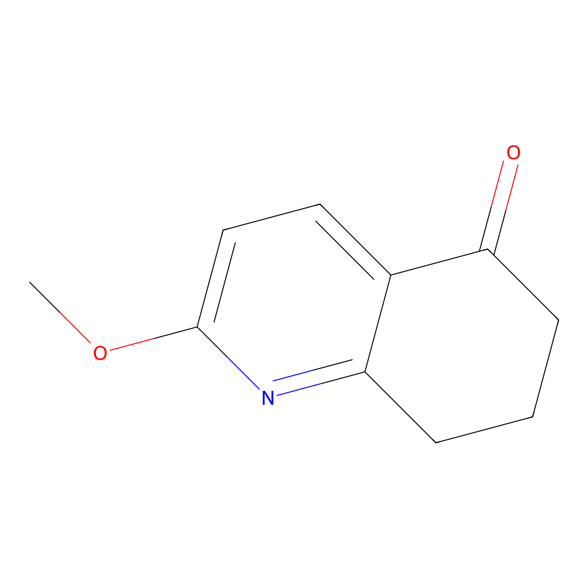 2-Methoxy-7,8-dihydroquinolin-5(6H)-one molecular structure, CAS 57311-38-3
