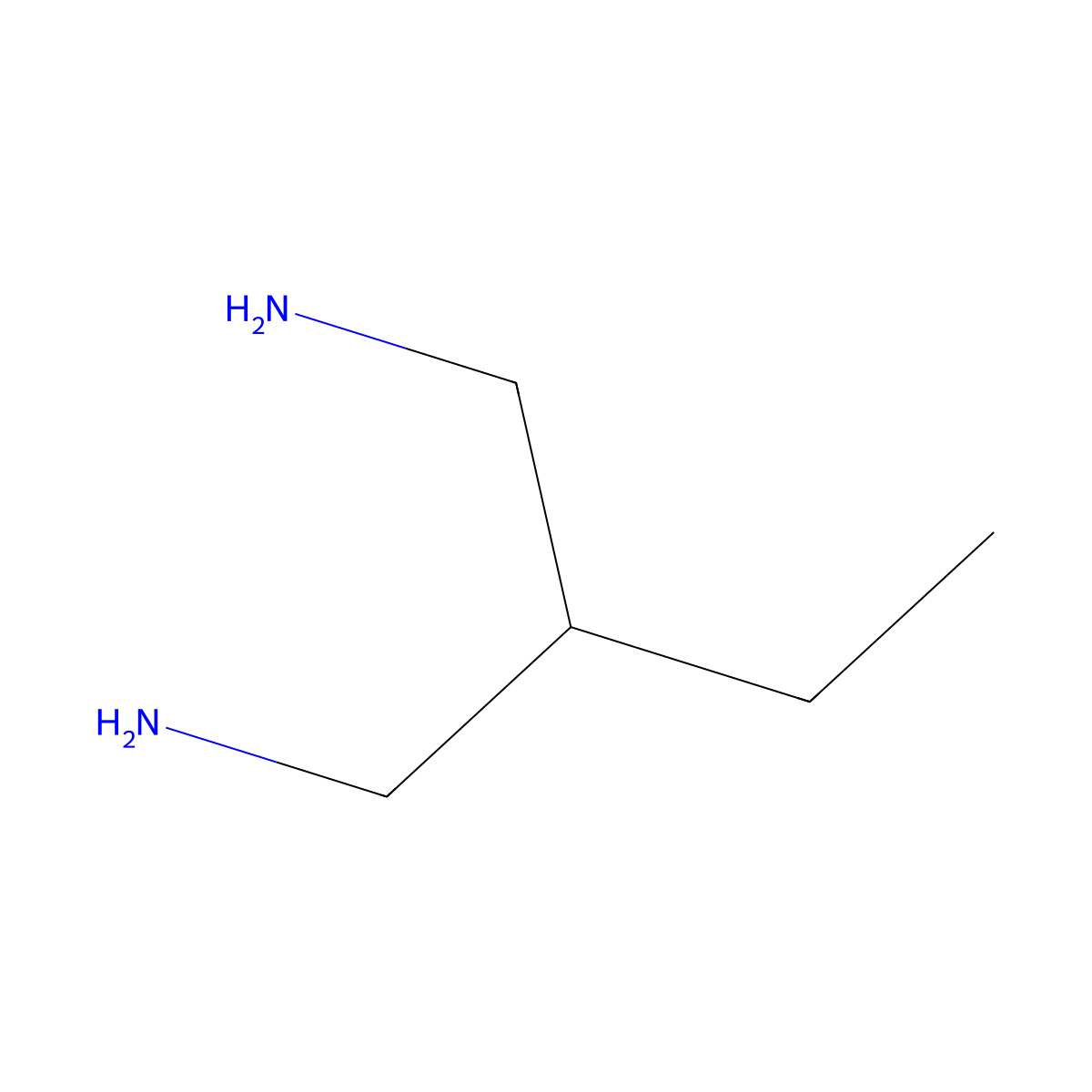 2-(Aminomethyl)butan-1-amine molecular structure, CAS 57312-78-4