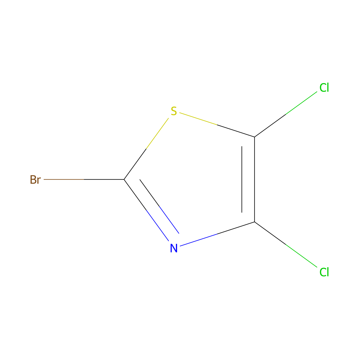 2-Bromo-4,5-dichloro-1,3-thiazole molecular structure, CAS 57314-09-7