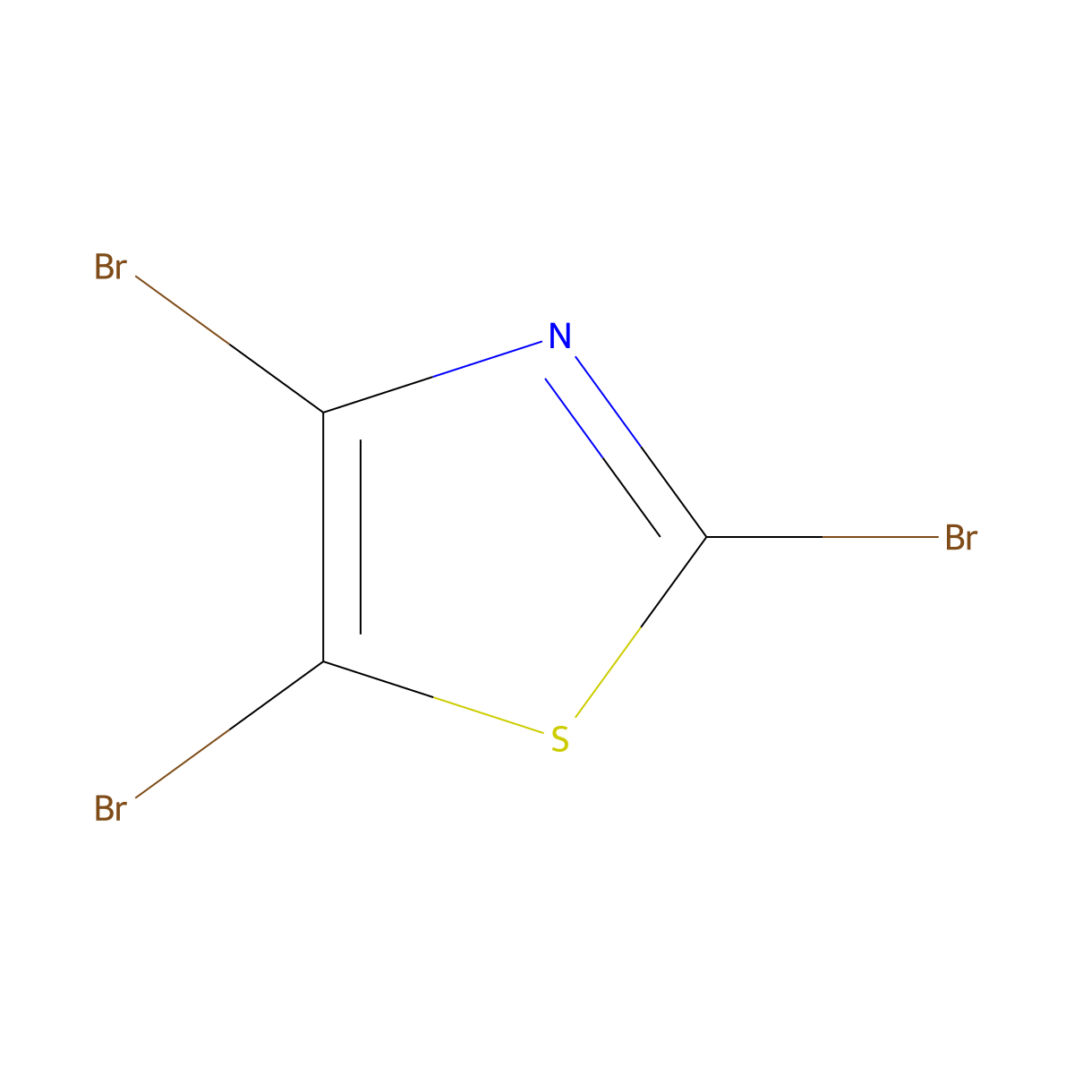 2,4,5-Tribromo-1,3-thiazole molecular structure, CAS 57314-13-3