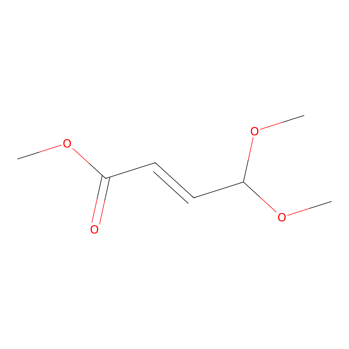 2-Butenoic acid, 4,4-dimethoxy-, methyl ester, (Z)- molecular structure, CAS 57314-31-5
