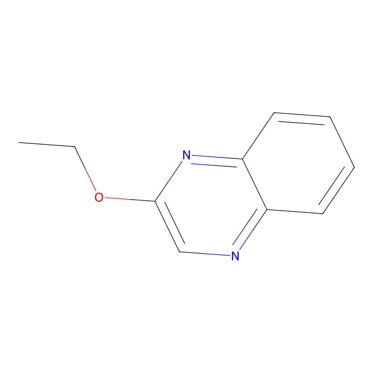 Quinoxaline, 2-ethoxy- molecular structure, CAS 57315-47-6