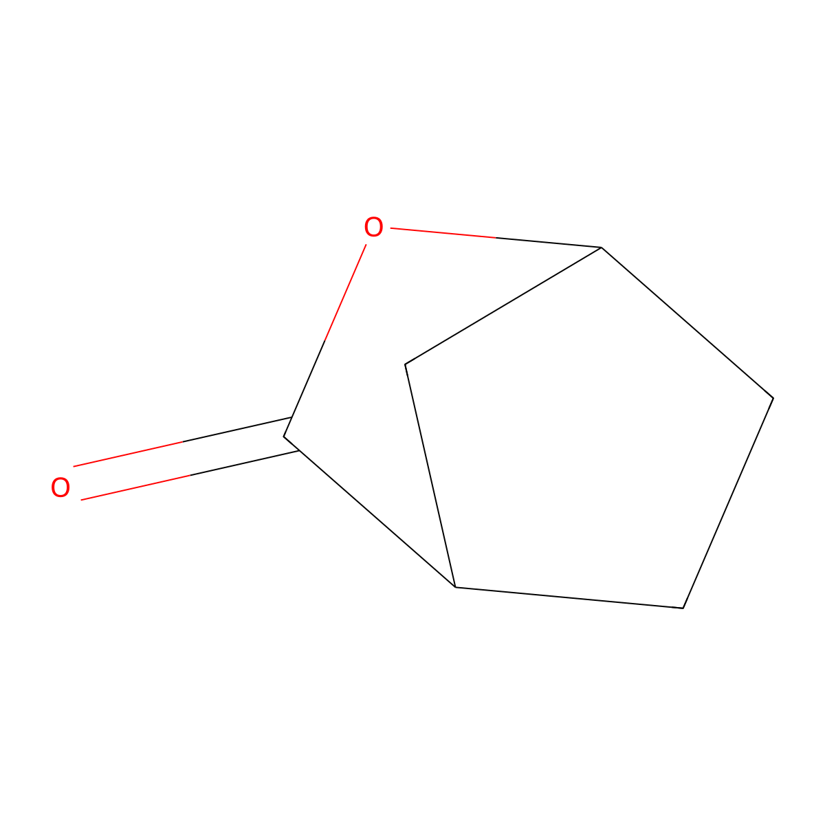 2-Oxabicyclo(2.2.1)heptan-3-one molecular structure, CAS 5732-97-8