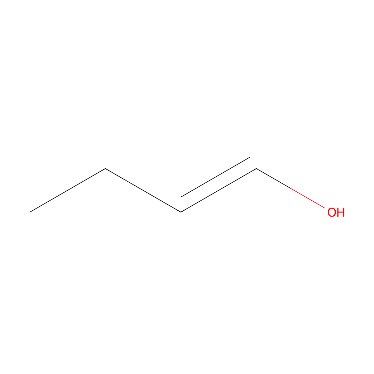 Butenol molecular structure, CAS 57323-59-8