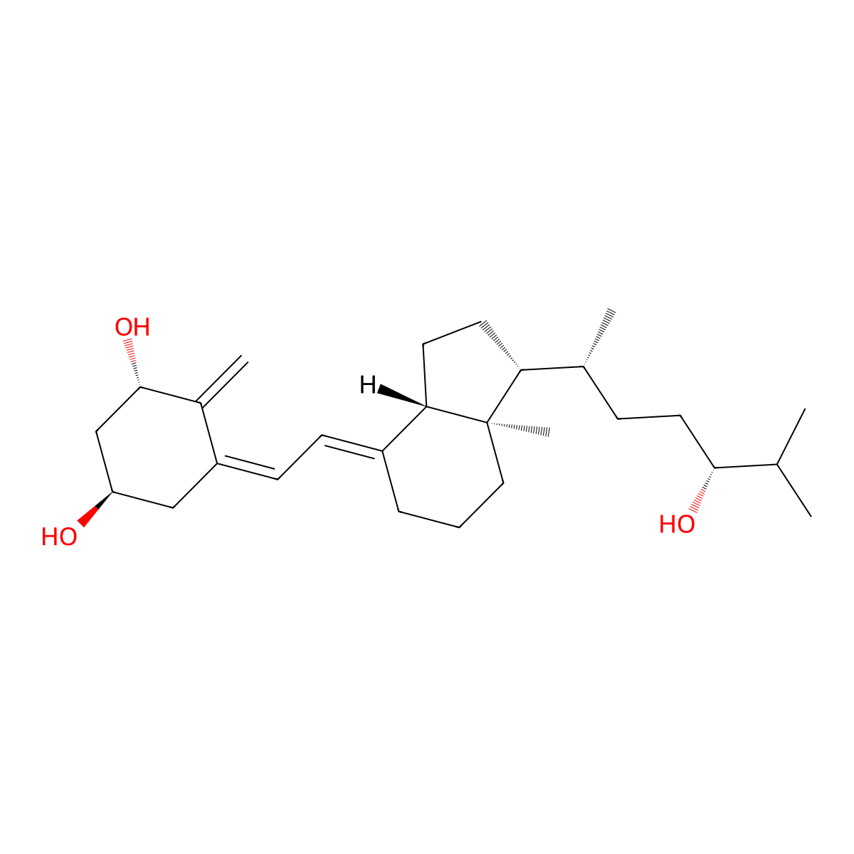 Tacalcitol molecular structure, CAS 57333-96-7