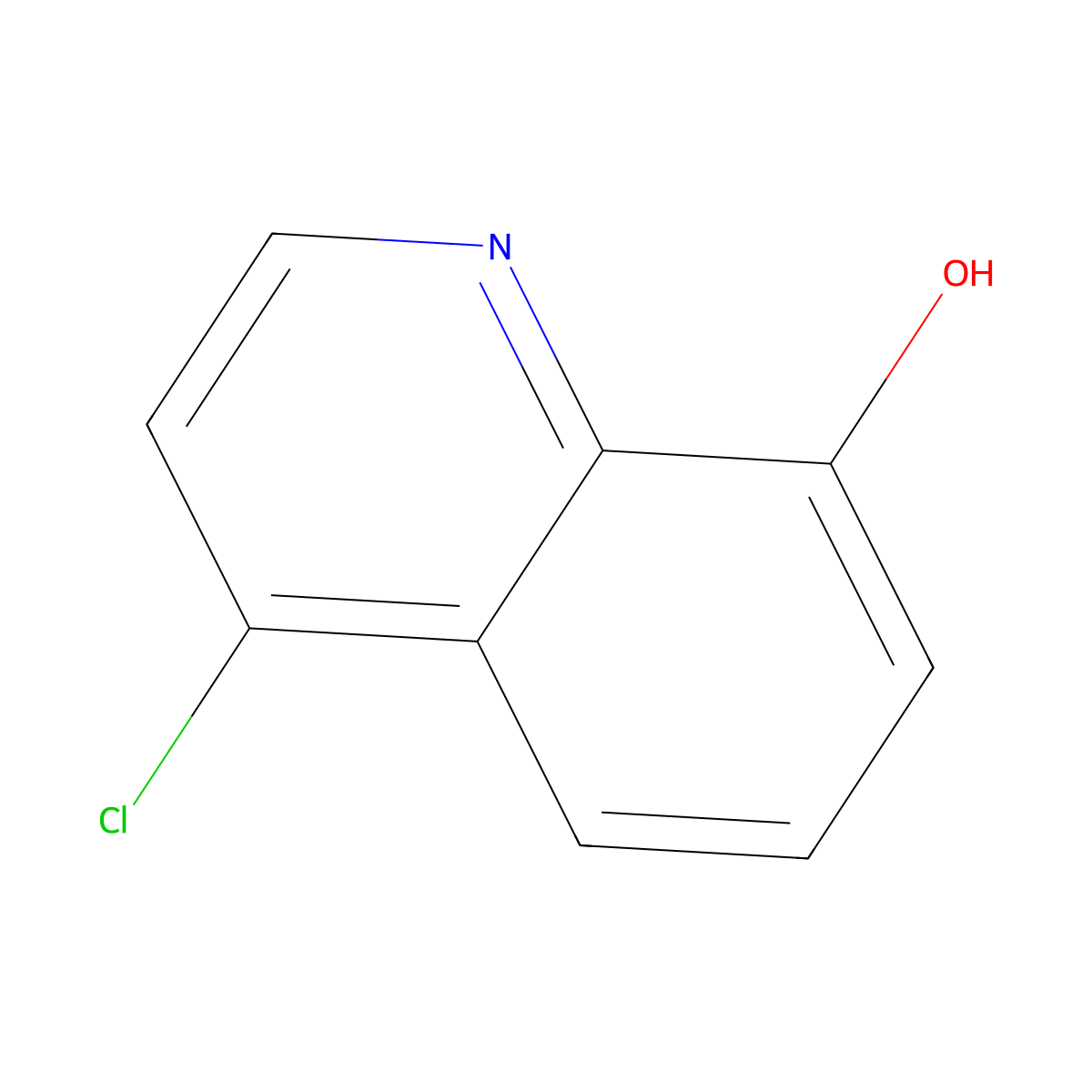 4-Chloroquinolin-8-ol molecular structure, CAS 57334-36-8