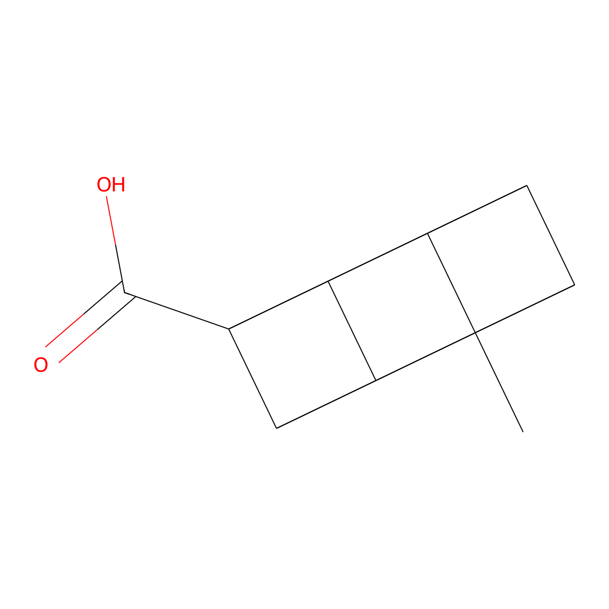 8-Methylcubane-1-carboxylic acid molecular structure, CAS 57337-53-8