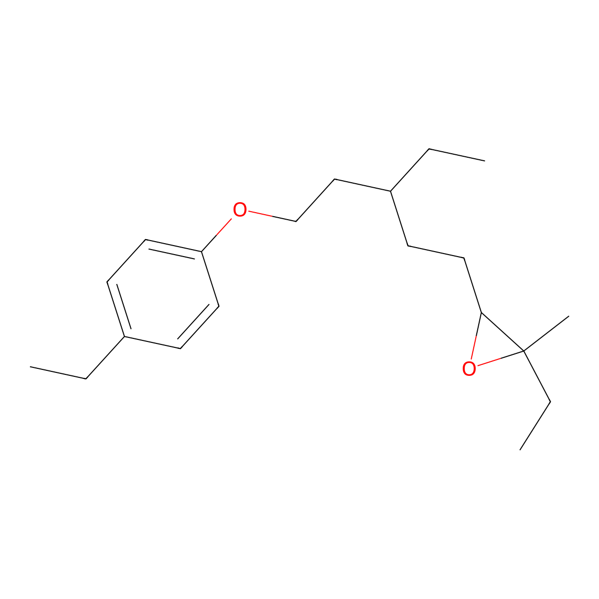 Epofenonane molecular structure, CAS 57342-02-6