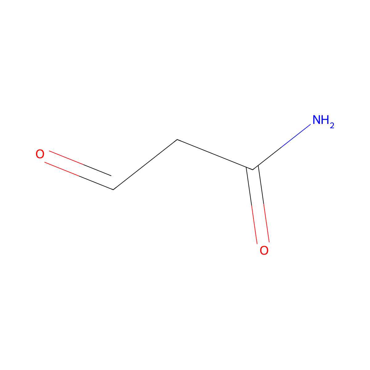 Malonamaldehyde molecular structure, CAS 5735-86-4