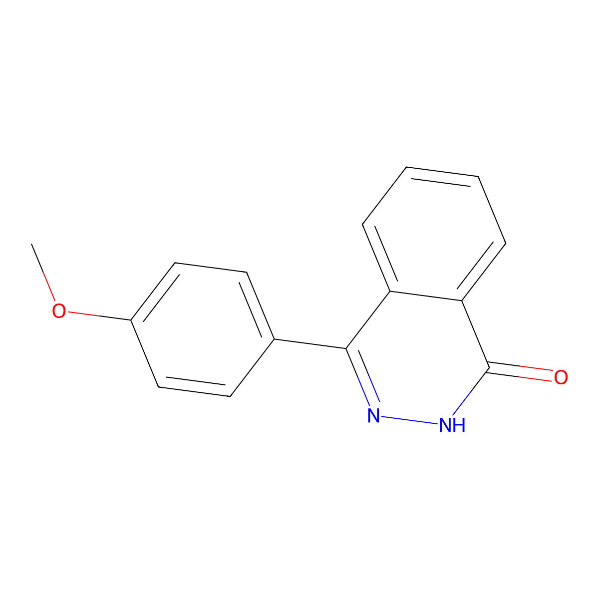 4-(4-Methoxyphenyl)-1-(2H)-phthalazinone molecular structure, CAS 57353-93-2